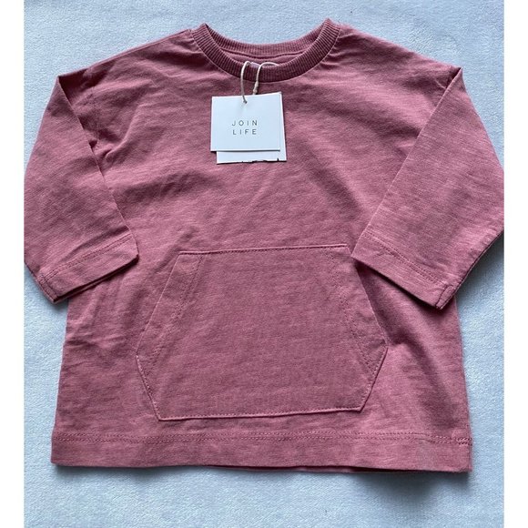 Zara baby boy girl's pink shirt cotton 3-6m NWT 68cm - Picture 3 of 3